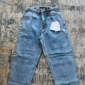 BRAND NEW English Factory Pleated Jeans